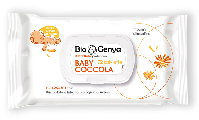 BIOGENYA SUPER BABY PROTECTION 72 SALVIETTE BABY COCCOLA DETERGENTI - Antica Farmacia Ferrari
