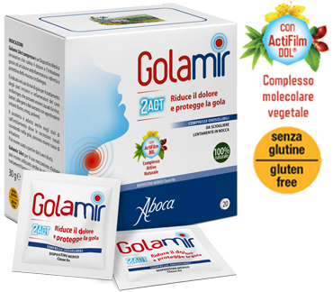 GOLAMIR 2ACT 20 COMPRESSE OROSOLUBILI DA 1,5 G - Antica Farmacia Ferrari