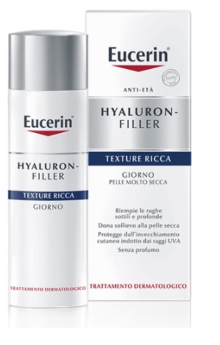 EUCERIN HYALURON-FILLER TEXTURE RICCA GIORNO 50 ML - Antica Farmacia Ferrari