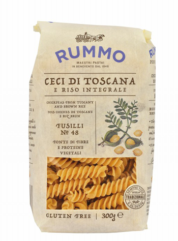 RUMMO FUSILLI N 48 CECI DI TOSCANA E RISO INTEGRALE 300 G - Antica Farmacia Ferrari