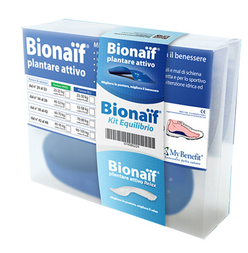KIT EQUILIBRIO BIONAIF PLANTARE ATTIVO BLU MEDIO DAL 38 AL 42 70-80KG - Antica Farmacia Ferrari