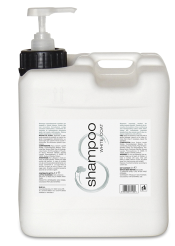 SHAMPOO WHITE COAT 5 LITRI - Oltrefarma