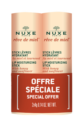 NUXE REVE DE MIEL DUO STICK LABBRA IDRATANTE 2X4 G - Antica Farmacia Ferrari