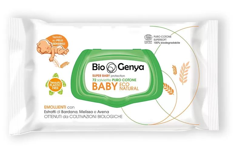 BIOGENYA ECO NATURAL BABY COTONE 72 PEZZI - Antica Farmacia Ferrari