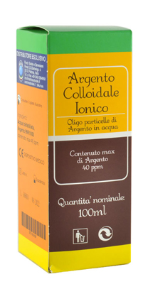 ARGENTO COLLOIDALE IONICO 40PPM CERTIFICATO SPRAY CON CONTAGOCCE 100 ML - Antica Farmacia Ferrari