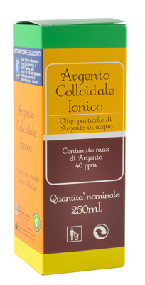 ARGENTO COLLOIDALE IONICO 40PPM CERTIFICATO 250 ML - Antica Farmacia Ferrari