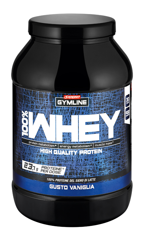 GYMLINE 100% WHEY CONCENTRATE VANIGLIA 900 G - Antica Farmacia Ferrari