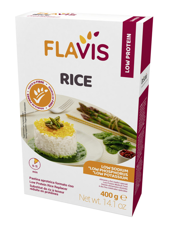 FLAVIS RICE PASTINA APROTEICA FORMATO RISO 400 G - Antica Farmacia Ferrari