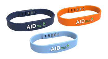 AIDME BRACCIALE SALVAVITA BLU CON SISTEMA NFC - Antica Farmacia Ferrari