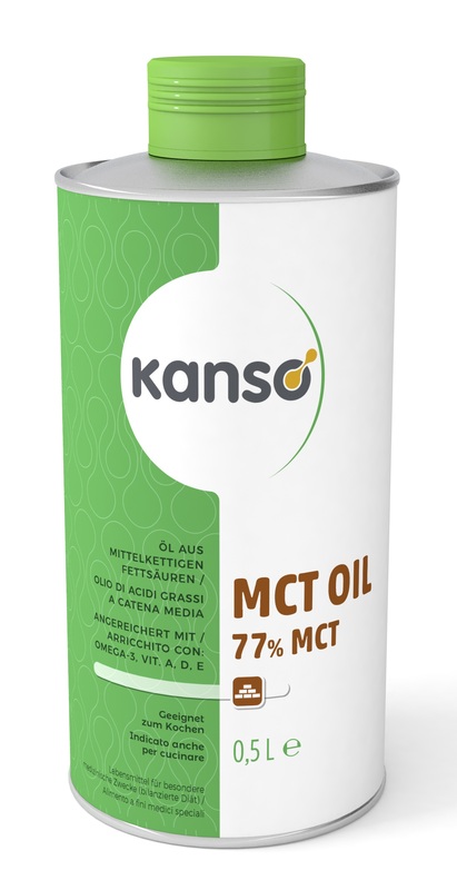 KANSO MCT OIL 77% OLIO DI ACIDI GRASSI 500 ML - Antica Farmacia Ferrari