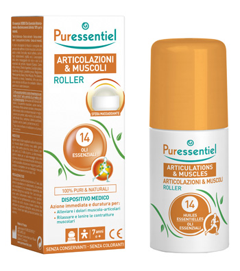 PURESSENTIEL ROLLER ARTICOLAZIONI MUSCOLI 75 ML - Antica Farmacia Ferrari