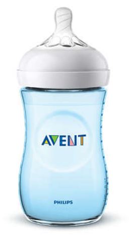 AVENT BIBERON NATURAL PP 330ML AZZURRO SINGLE PACK - Antica Farmacia Ferrari
