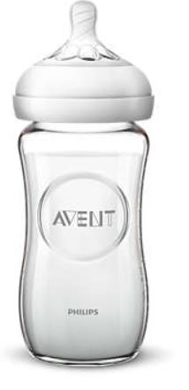 AVENT BIBERON NATURAL VETRO 240ML - Antica Farmacia Ferrari