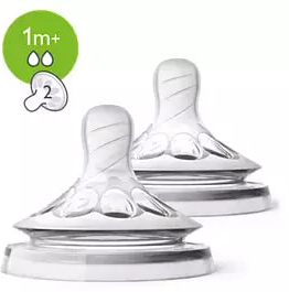 AVENT 2 TETTARELLE NATURAL FLUSSO LENTO 2 FORI - Antica Farmacia Ferrari
