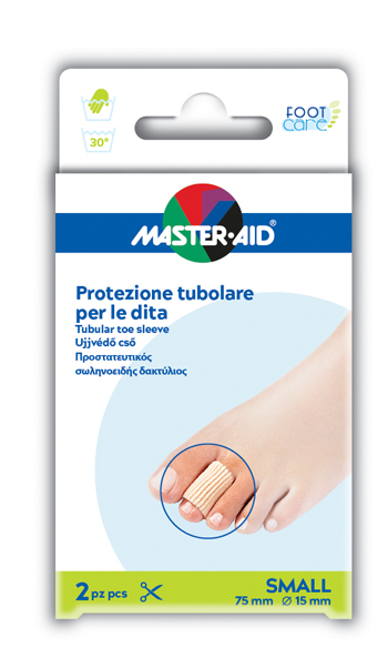 TUBO IN GEL MASTER-AID ELASTICIZZATO S 7,5 CM 2 PEZZI - Antica Farmacia Ferrari