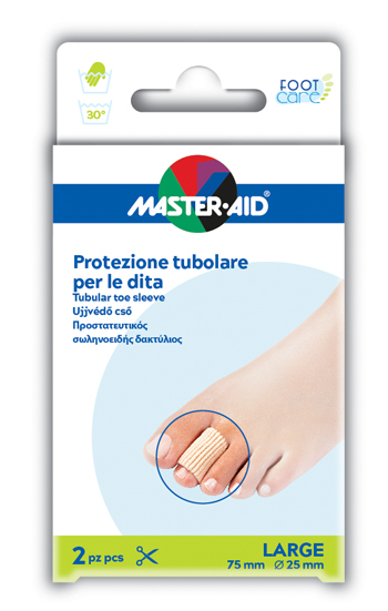 TUBO IN GEL MASTER-AID ELASTICIZZATO L 7,5 CM 2 PEZZI - Antica Farmacia Ferrari