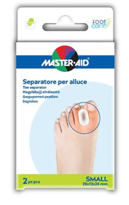 SEPARATORE DITA IN GEL MASTER-AID PER ALLUCE S 2 PEZZI - Antica Farmacia Ferrari