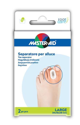SEPARATORE DITA IN GEL MASTER-AID PER ALLUCE L 2 PEZZI - Antica Farmacia Ferrari