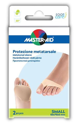 PROTEZIONE MASTER-AID PER METATARSO IN TESSUTO ELASTICO E GEL S 1 PAIO - Antica Farmacia Ferrari
