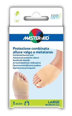 PROTEZIONE MASTER-AID PER ALLUCE VALGO E METATARSO L 1 PEZZO - Antica Farmacia Ferrari
