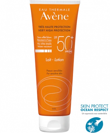 EAU THERMALE AVENE SOLARE LATTE SPF50+ 250 ML NUOVA FORMULA - Antica Farmacia Ferrari