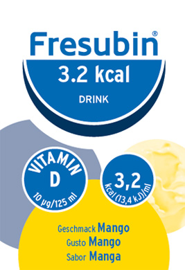 FRESUBIN 3,2 KCAL DRINK MANGO 4 X 125 ML - Oltrefarma