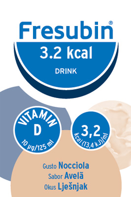 FRESUBIN 3,2 KCAL DRINK NOCCIOLA 4 X 125 ML - Antica Farmacia Ferrari
