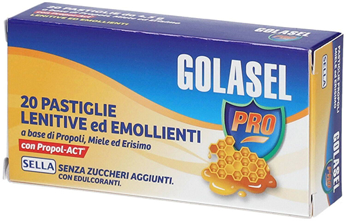 GOLASEL PRO 20 PASTIGLIE MIELE - Antica Farmacia Ferrari