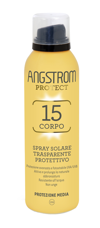 ANGSTROM PROTECT 15 CORPO SPRAY SOLARE TRASPARENTE 150 ML - Antica Farmacia Ferrari