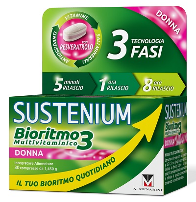 SUSTENIUM BIORITMO3 DONNA ADULTA 30 COMPRESSE - Antica Farmacia Ferrari