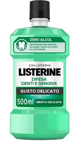 LISTERINE DENTI & GENGIVE DELICATO 500 ML - Antica Farmacia Ferrari