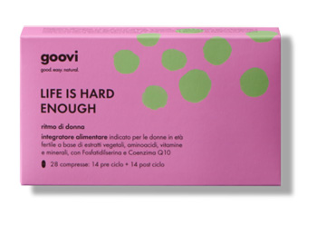 GOOVI LIFE IS HARD ENOUGH RITMO DI DONNA 28 COMPRESSE - Antica Farmacia Ferrari