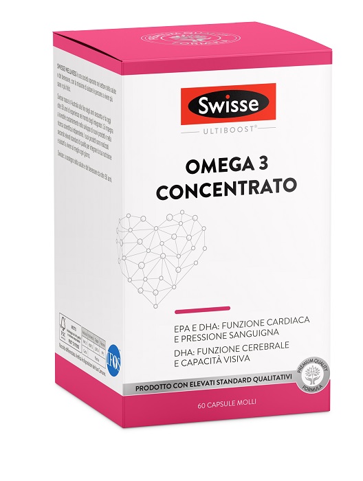 SWISSE OMEGA 3 CONCENTRATO 60 CAPSULE - Antica Farmacia Ferrari