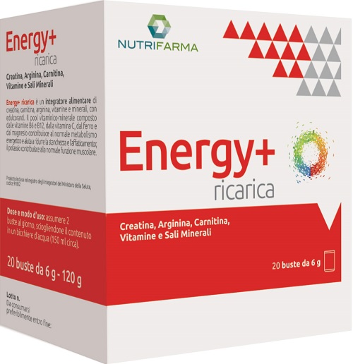 ENERGY+ RICARICA 20 BUSTINE - Antica Farmacia Ferrari