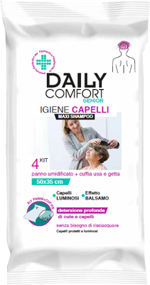 DAILY COMFORT SENIOR PANNI SHAMPOO 4 PEZZI - Oltrefarma