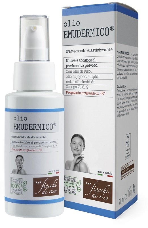 FIOCCHI DI RISO OLIO EMUDERMICO ELASTICIZZANTE 70 ML - Antica Farmacia Ferrari