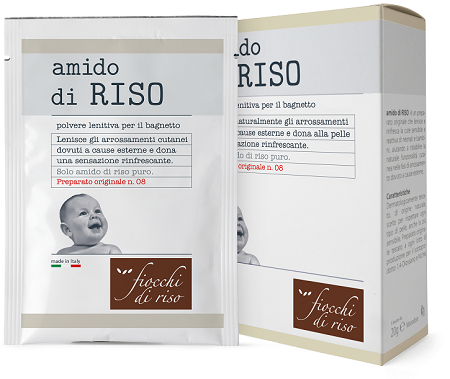 FIOCCHI DI RISO AMIDO DI RISO POLVERE LENITIVO 100 G - Antica Farmacia Ferrari