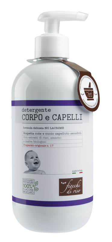 FIOCCHI DI RISO DETERGENTE CAPELLI E CORPO 400 ML - Antica Farmacia Ferrari