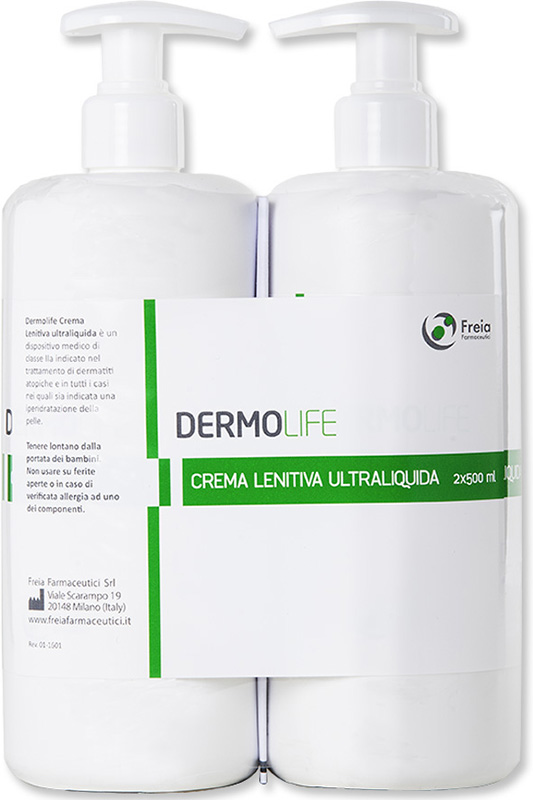 DERMOLIFE CREMA LENITIVA ULTRALIQUIDA 1000 ML - Antica Farmacia Ferrari