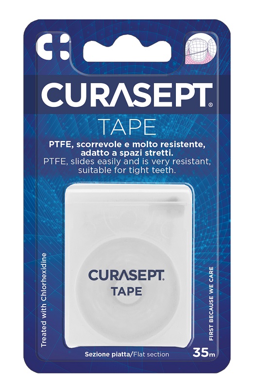 CURASEPT FLOSS PTFE TAPE CLOREXIDINA - Antica Farmacia Ferrari