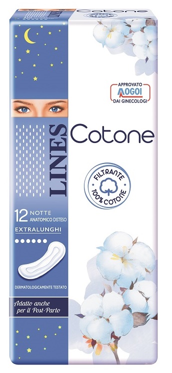 LINES COTONE NON ULTRA NOTTE DISTESI 12 PEZZI - Antica Farmacia Ferrari