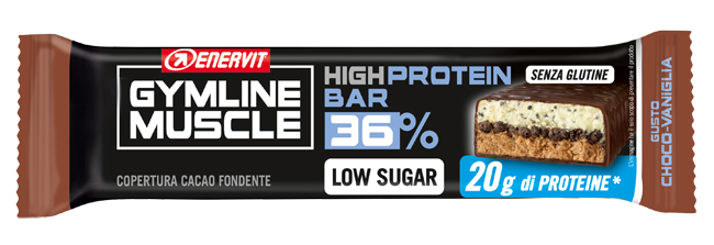 GYMLINE 20 G PROTEINBAR CHOCO/VANIGLIA 55 G - Antica Farmacia Ferrari