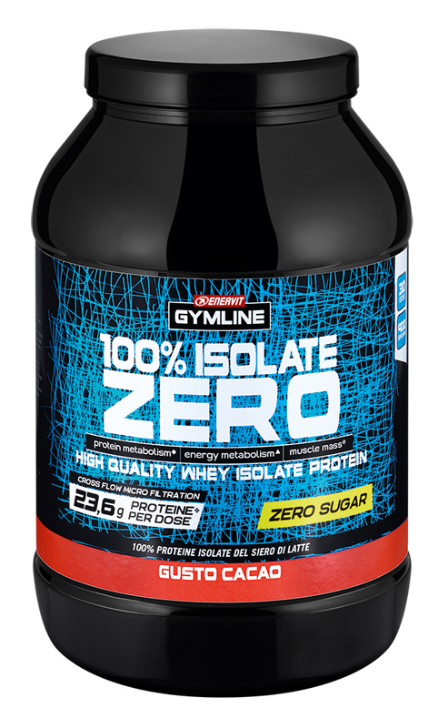 GYMLINE 100% WHEY ISO ZERO CACAO 900 G - Antica Farmacia Ferrari