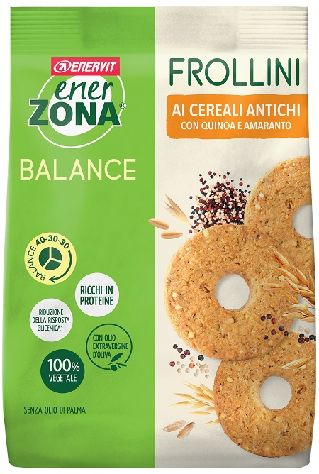 ENERZONA FROLLINI VEG CEREALI ANTICHI 250 G - Antica Farmacia Ferrari