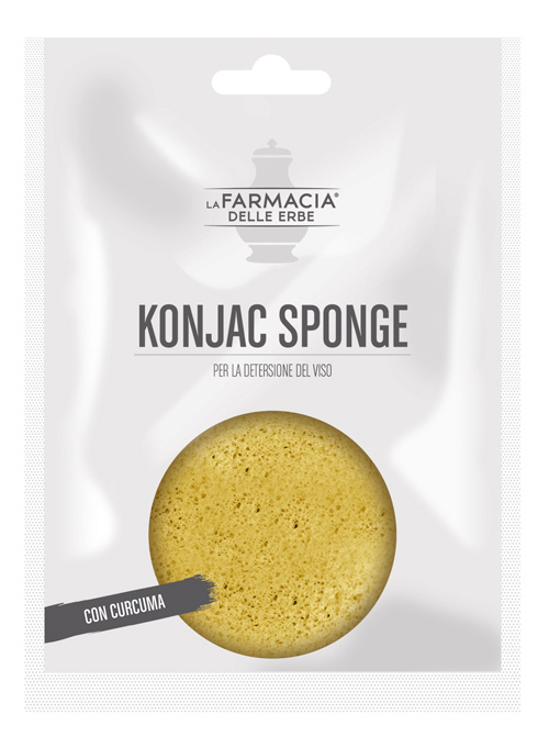 FDE KONJAC SPONGE CURCUMA 1 PEZZO - Antica Farmacia Ferrari