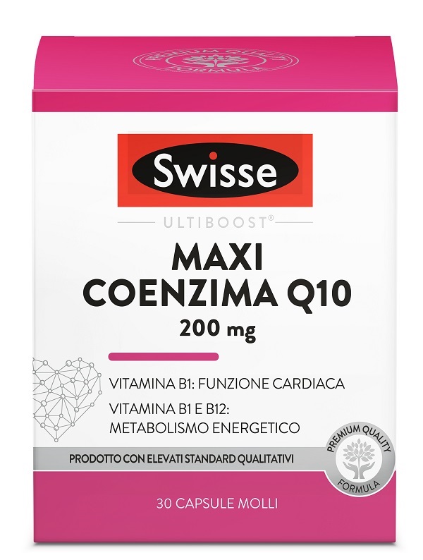 SWISSE MAXI COENZIMA Q10 200 MG 30 CAPSULE - Antica Farmacia Ferrari
