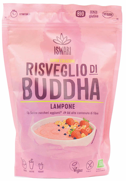 RISVEGLIO BUDDHA LAMPONE BIO 360 G ISWARI - Antica Farmacia Ferrari