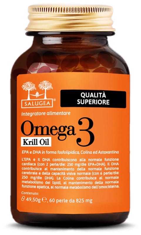 SALUGEA OMEGA 3 KRILL OIL 60 PERLE - Antica Farmacia Ferrari