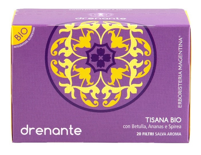 TISANA DRENANTE BIO 20 FILTRI - Antica Farmacia Ferrari