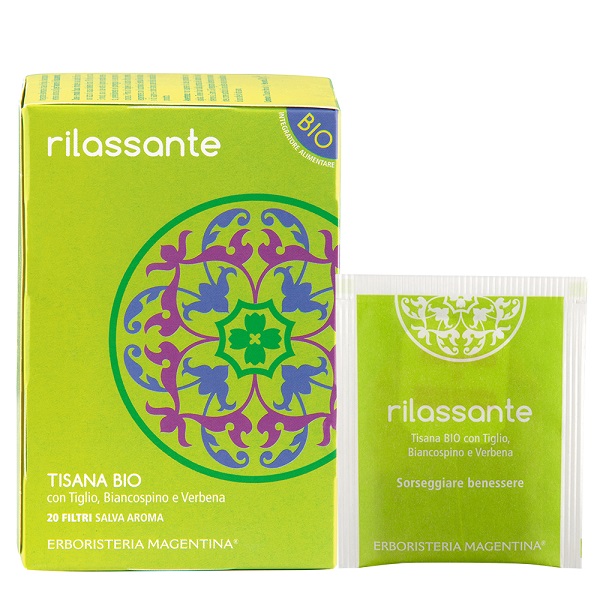 TISANA RILASSANTE BIO 20 FILTRI - Antica Farmacia Ferrari